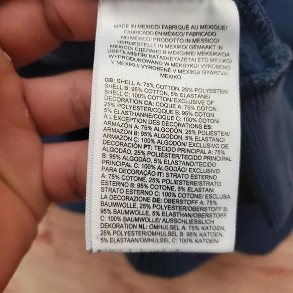 The North Face Hoodie Womens Large Blue Outdoor Pullover Sweater Sweatshirt * - Picture 11 of 12